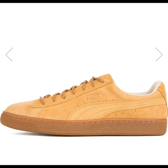 tan suede pumas